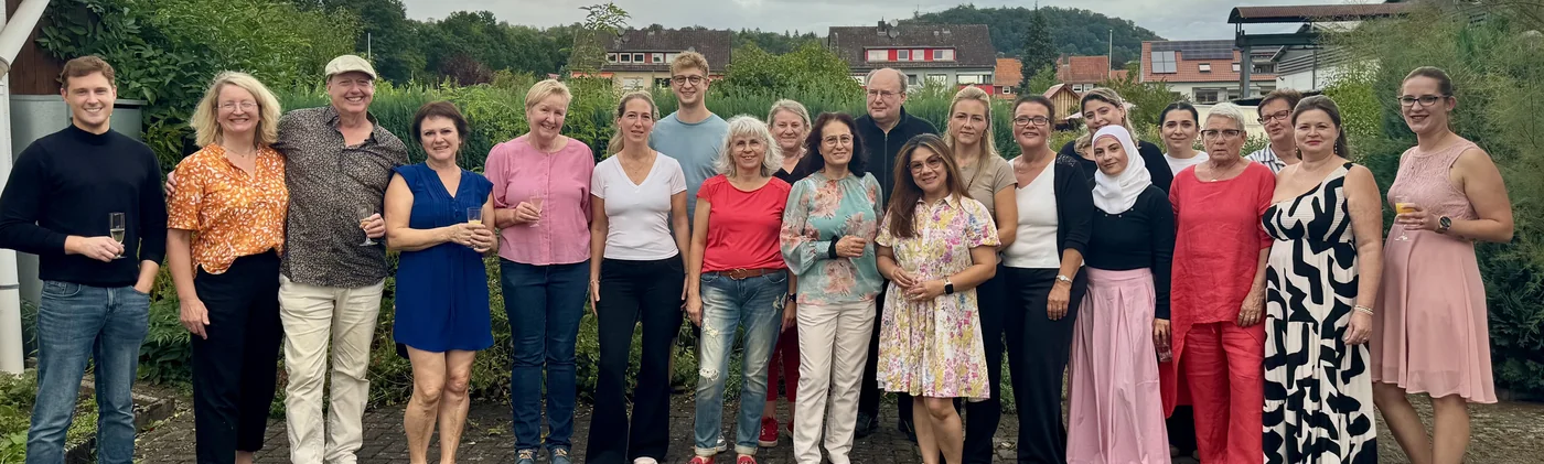 Das Team von MERJE Mobile Pflege bei einem gemeinsamen Abend